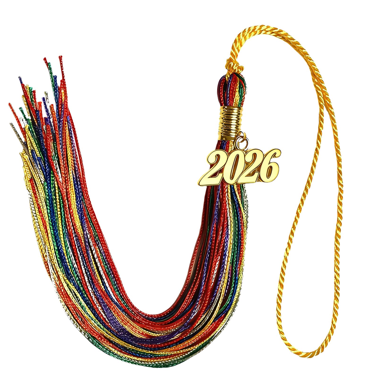 Tsophreniq Graduation Cap Tassels 2026 Year Marking Sturdy Attachment for Commencement Ceremony Graduation Year Charm