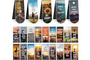 46-Piece Inspirational Magnetic Bookmark Set
