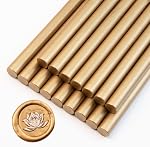 Wax Seal Sticks, Ioggtser 16 Pieces Glue Gun Wax Seal Sticks for Wax Seal Stamp, Sealing Wax Sticks for Making Exquisite Wax Seals for Wedding Invitations, Cards, Envelopes（Pure White）
