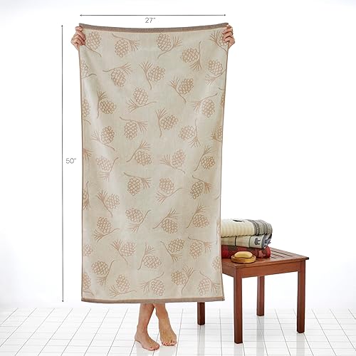 Vista 113 de SKL Home - Juego de toallas de mano Whistler a cuadros para invierno/Navidad, para baño, cocina, bar y regalo, 16 x 25 pulgadas, 2 unidades Whistler