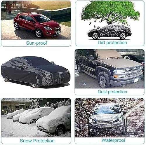 Miniatura 4 de ZYuan Funda de coche compatible con DS DS3 DS4 DS5 DS7 impermeable para automóvil transpirable resistente al viento resistente al granizo a prueba