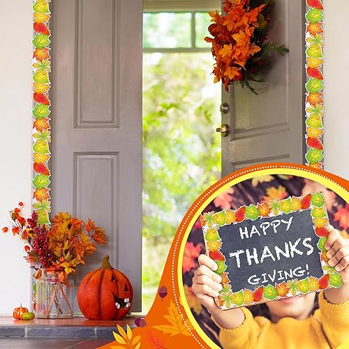 Vista 111 de Spiareal Tablero de anuncios con borde de muñeco de nieve de 68.9 pies, borde de flores, playa, sol, eucalipto, bandera de pata, sombrero de globo