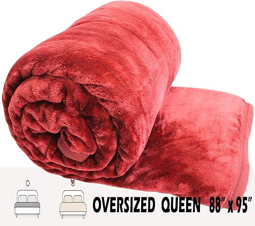 Miniatura 4 de Manta tamaño Queen de 430 GSM, de franela gruesa de visón coreano, forro polar de felpa para todas las estaciones, peso medio, térmico, sofá, cama,