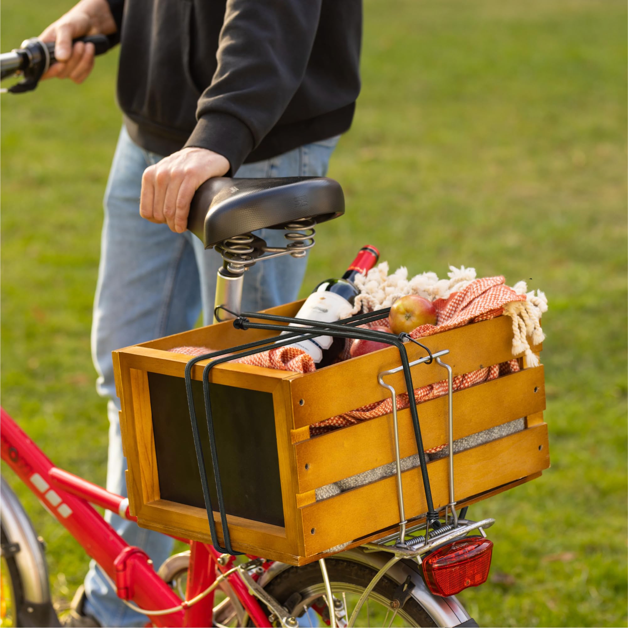 Image secondaire de Lot de 12 Tendeurs Élastiques PRETEX avec Crochets - Câbles Multi-Usage pour Véhicule et Vélo