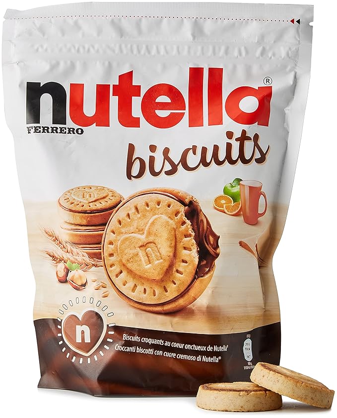 Nutella Biscuits Bolsa Resellable Amazon Com Grocery Gourmet Food