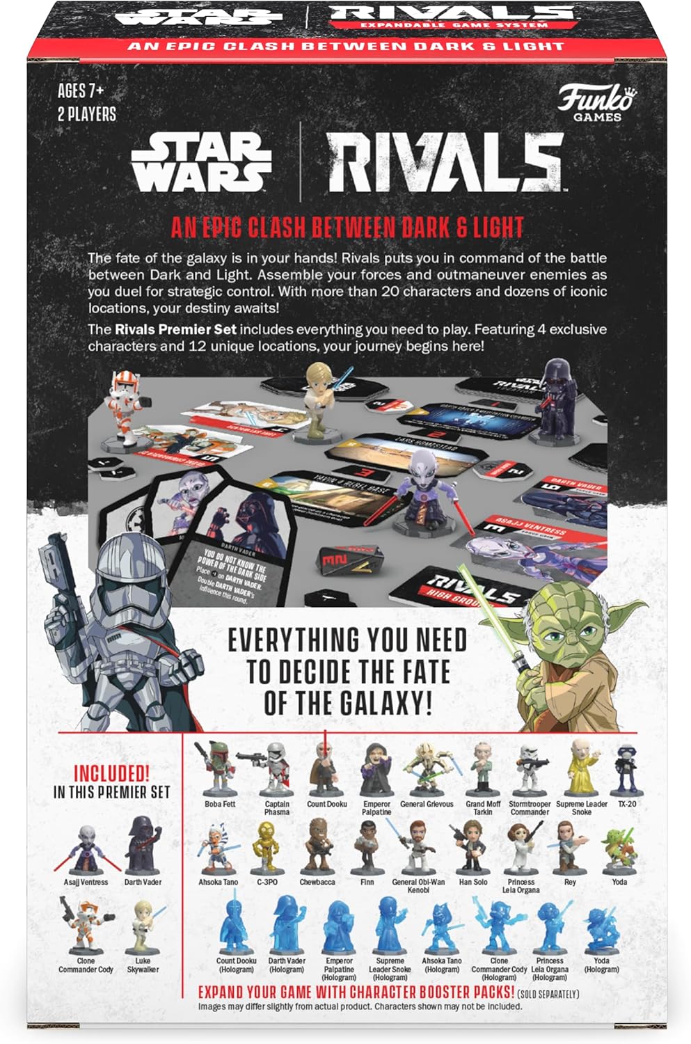 Funko Star Wars Rivals Expandable Game System for 2 Players Ages 7 and Up - Premier Set - Series 1