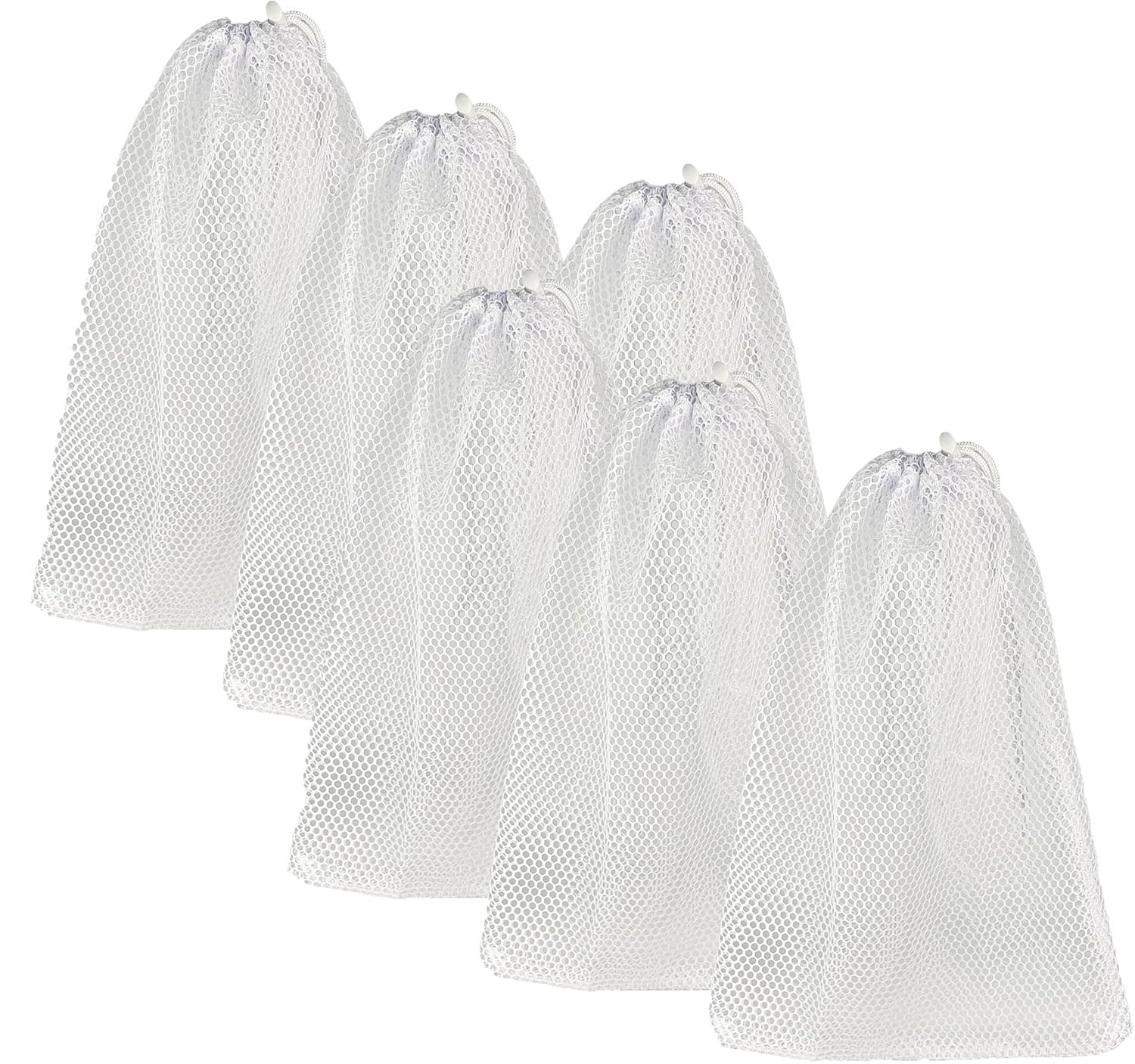 BZOBN 6 Pieces Shark Shooter Premium Nylon Mesh Chum Bag for Enhanced Fishing Attraction 12 x18 inch Chum Bag with Drawstring (6 Pcs)