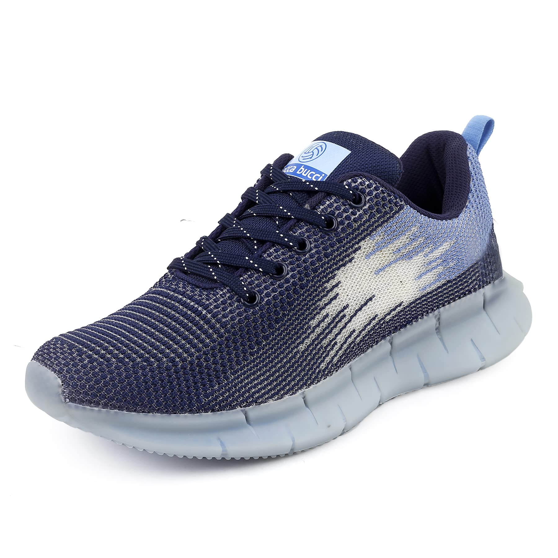 Bacca Bucci® Mens METAVERSE Road Running Sports Shoes | Lightweight & Sungfit with an Energetic Ride- Blue, Size UK7 (B0B993B5J3) Amazon Price History, Amazon Price Tracker