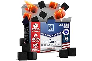 Premium Coconut Charcoal Cubes: Enhance Your Hookah Experience