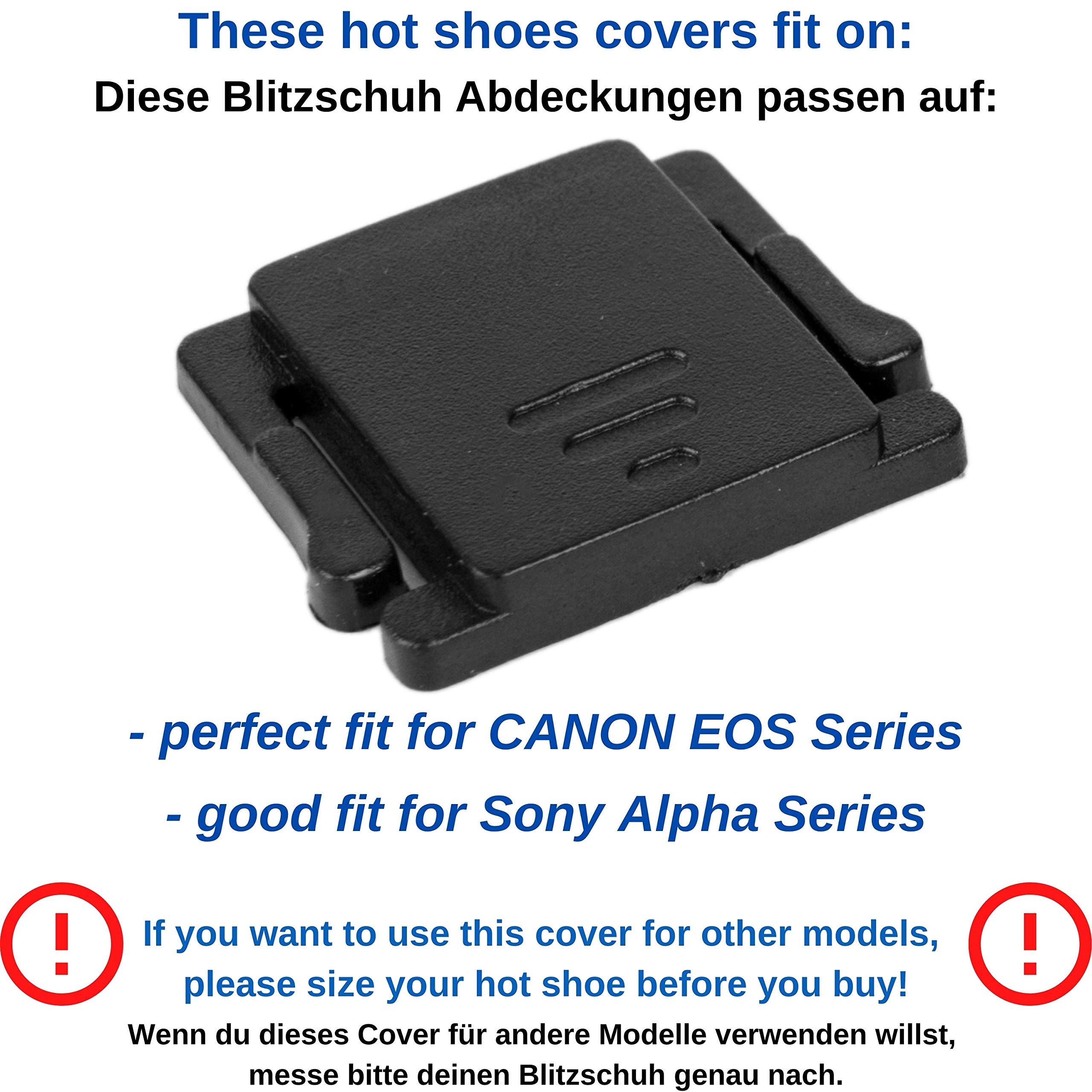 6 Copri Slitta Flash Per Fotocamere - Protezione Hot Shoe Per Nikon, Panasonic, Olympus