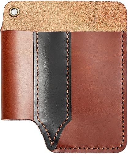 Miniatura 2 de EASYANT Organizador de bolsillo de cuero para hombre, bolsa de herramientas EDC hecha a mano, accesorios multiherramienta