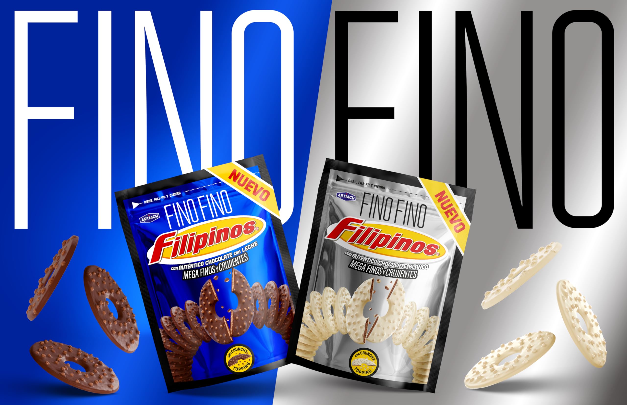 Artiach Fino Fino Filipinos Chocolate Blanco, 87g