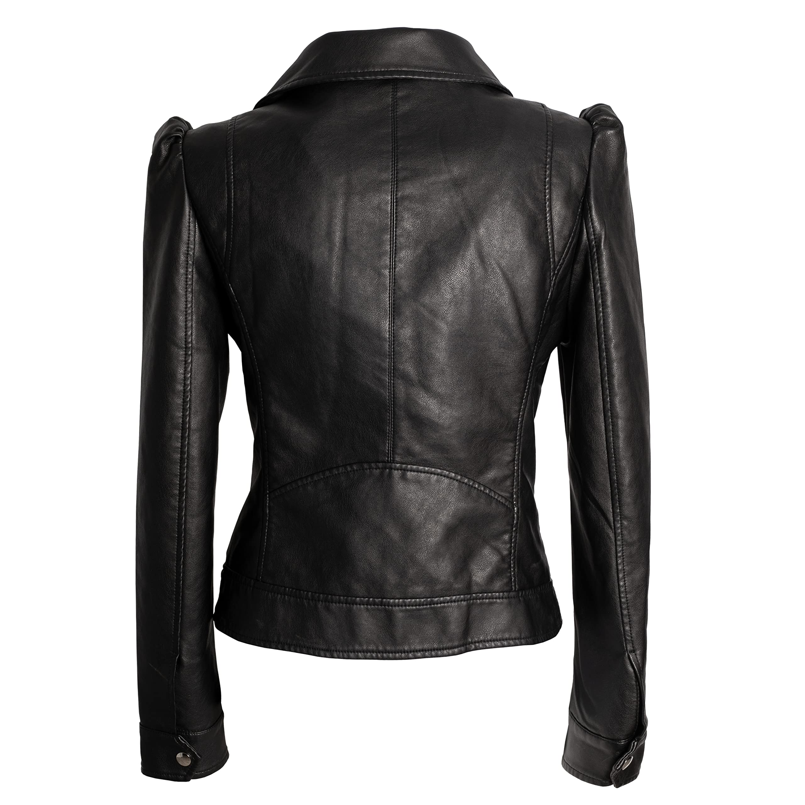 QUEEN HELENA Chaquetas de Cuero de Mujer Y3006