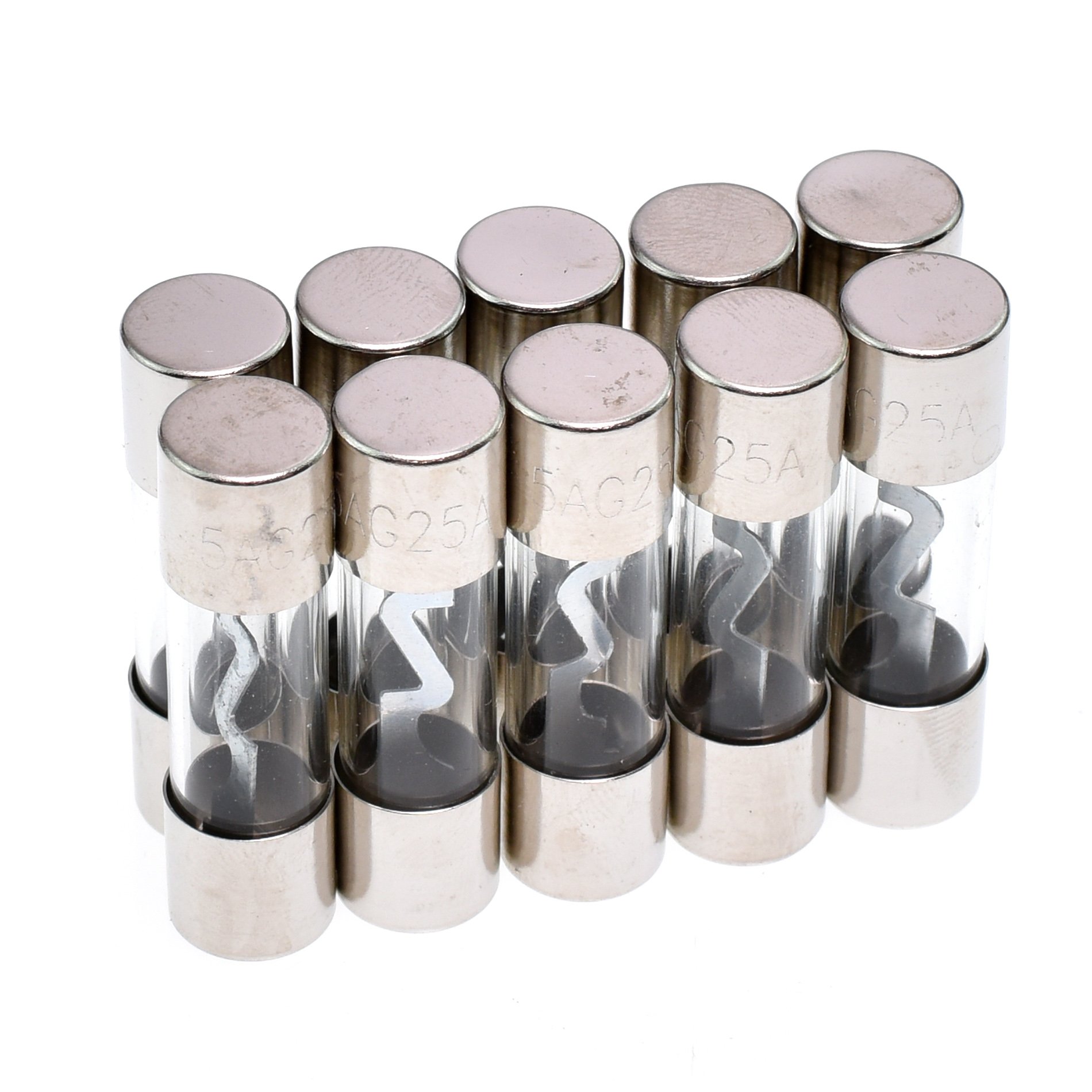Blade Fuse 10 Pack Conext Link AGU25-10 Nickel AGU Fuses 25 Amp 10-Pack ...