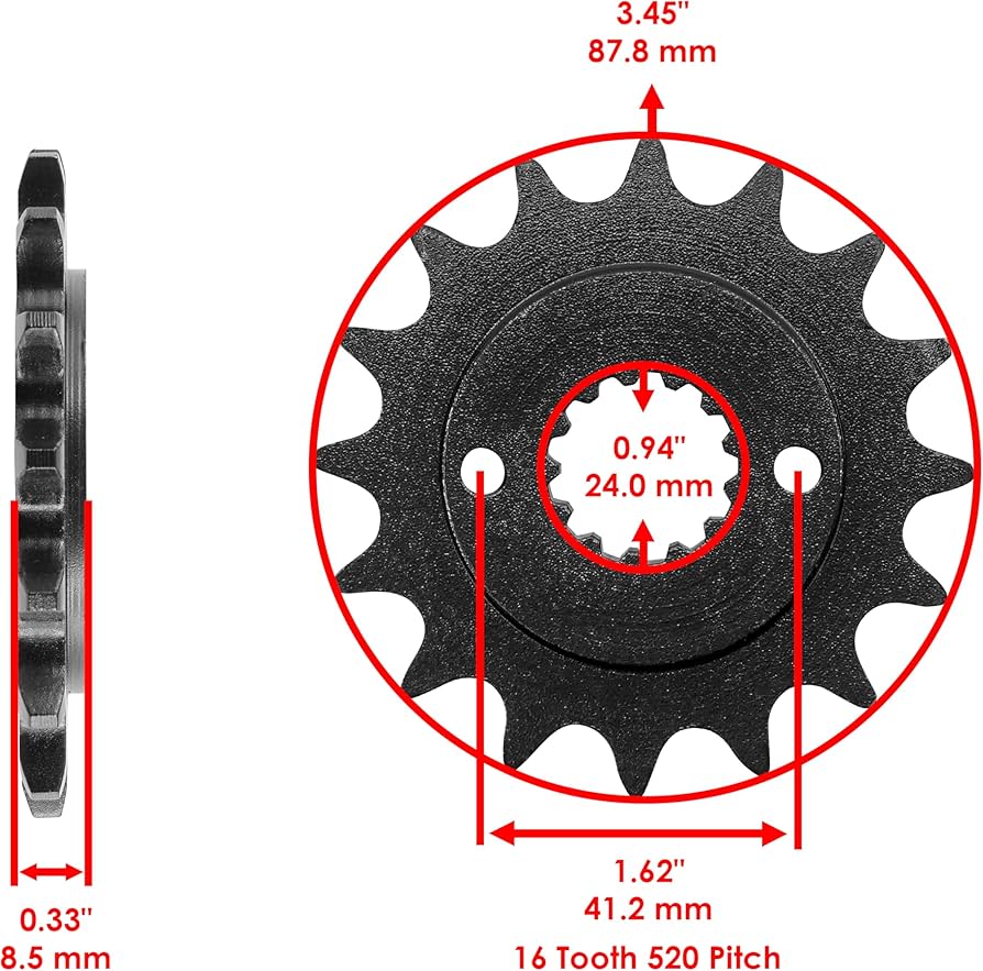 かっちーページ Front Drive Sprocket Kawasaki | NICHE PARTS