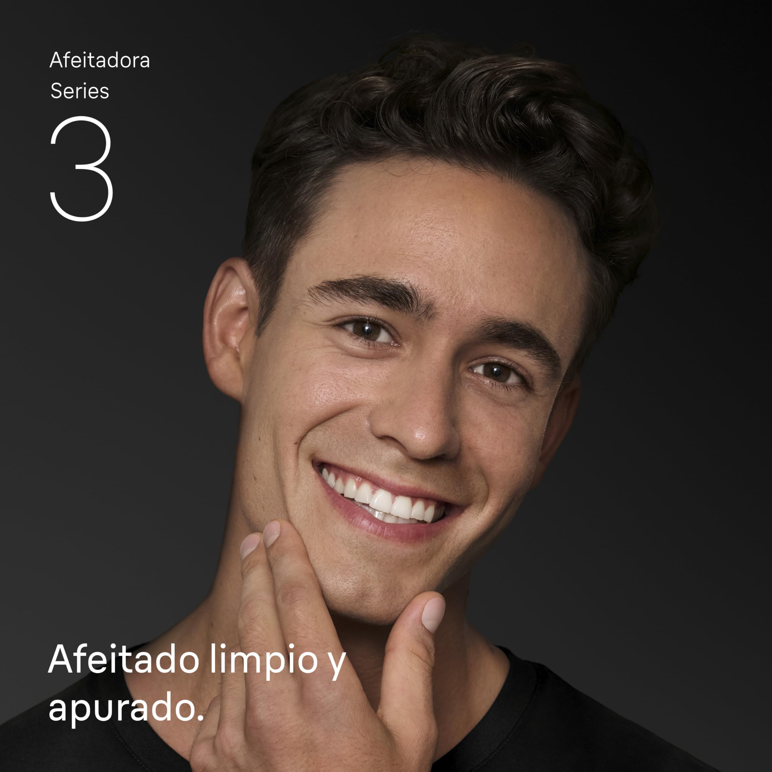Braun Series 3 Afeitadora Eléctrica Hombre, 300S, Gris - Máquina de Afeitar Barba Resistente al Agua, 2 Láminas, 30 Min de Autonomía, Carga Rápida, Afeitado Apurado