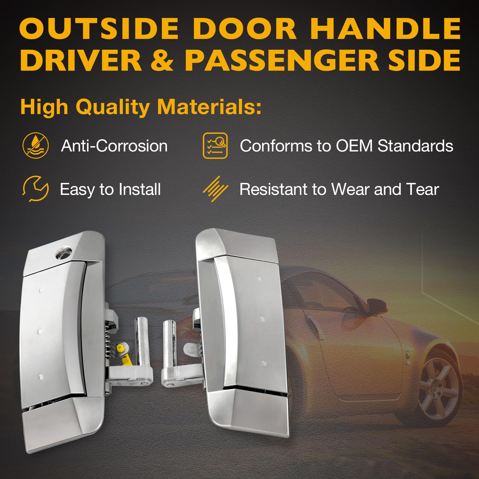 【しおん】スキニーオーバル[16458]変更８点 Amazon.com: Gledewen Exterior Door Handle Driver & Passenger Side