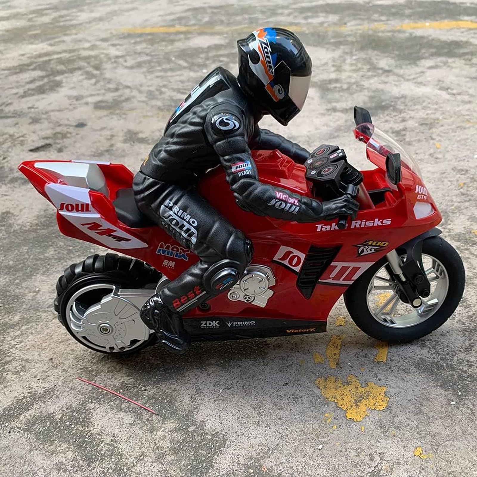 Zdalnie sterowany motocykl kaskaderski RC 2.4G Elektroniczne samochody wyścigowe w skali 1:16 z samobalansującymi pojedynczymi kołami dla dorosłych