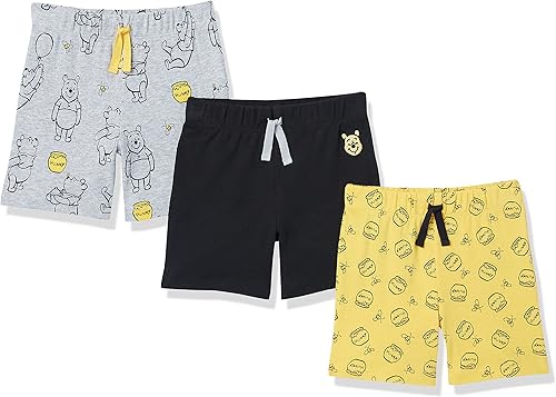 Miniatura 10 de Tienda Essentials Disney  Marvel  Pantalones cortos de Star Wars para bebés para niños paquete múltiple Paquete de 3 Bambi Nature, Paquete de 3 León