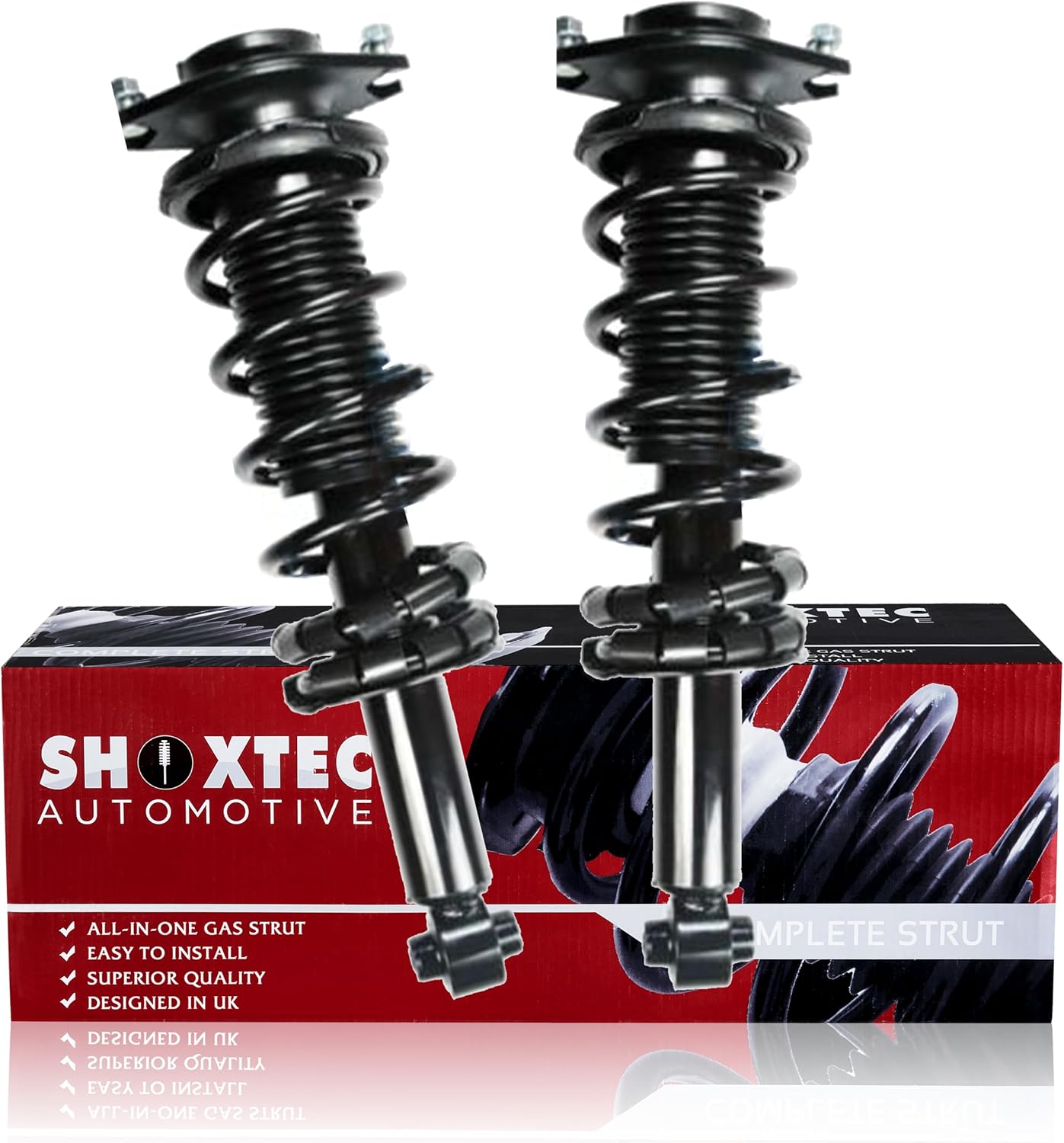 Shoxtec Rear Pair Complete Struts Assembly Replacement for 2010-2012 Subaru Legacy Coil Spring Shock Absorber Repl. part no 172690