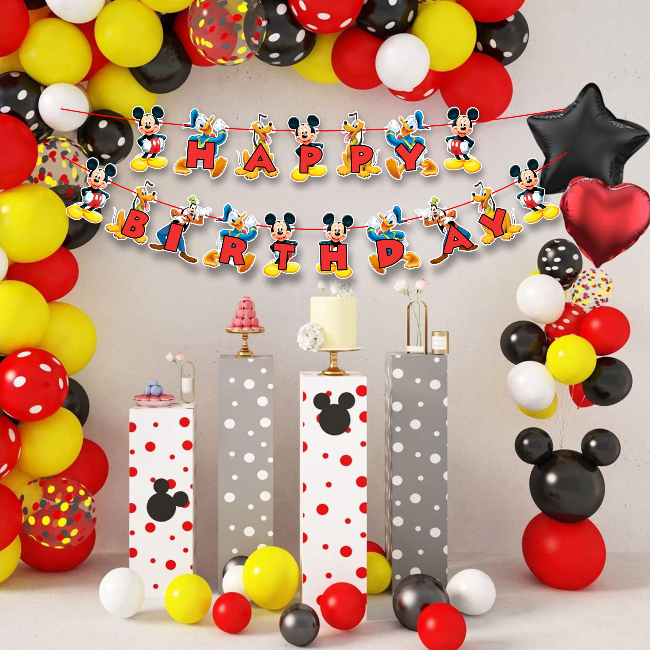 Seyal® Mickey Mouse Happy Birthday Banner