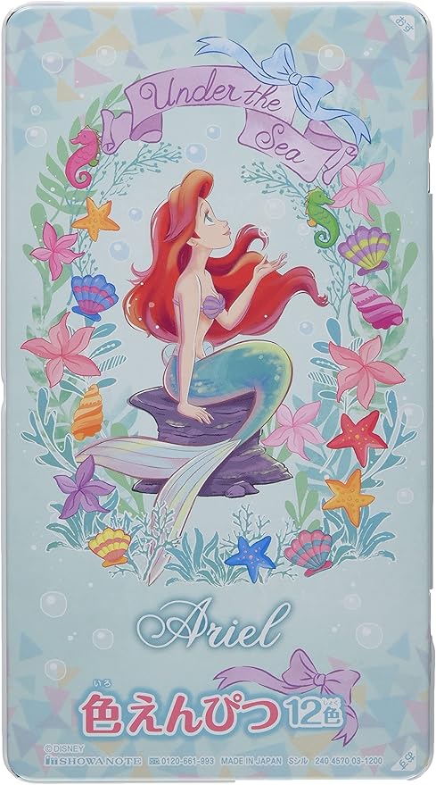 Amazon ショウワノート リトルマーメイド 色鉛筆 12色 文房具 オフィス用品 文房具 オフィス用品