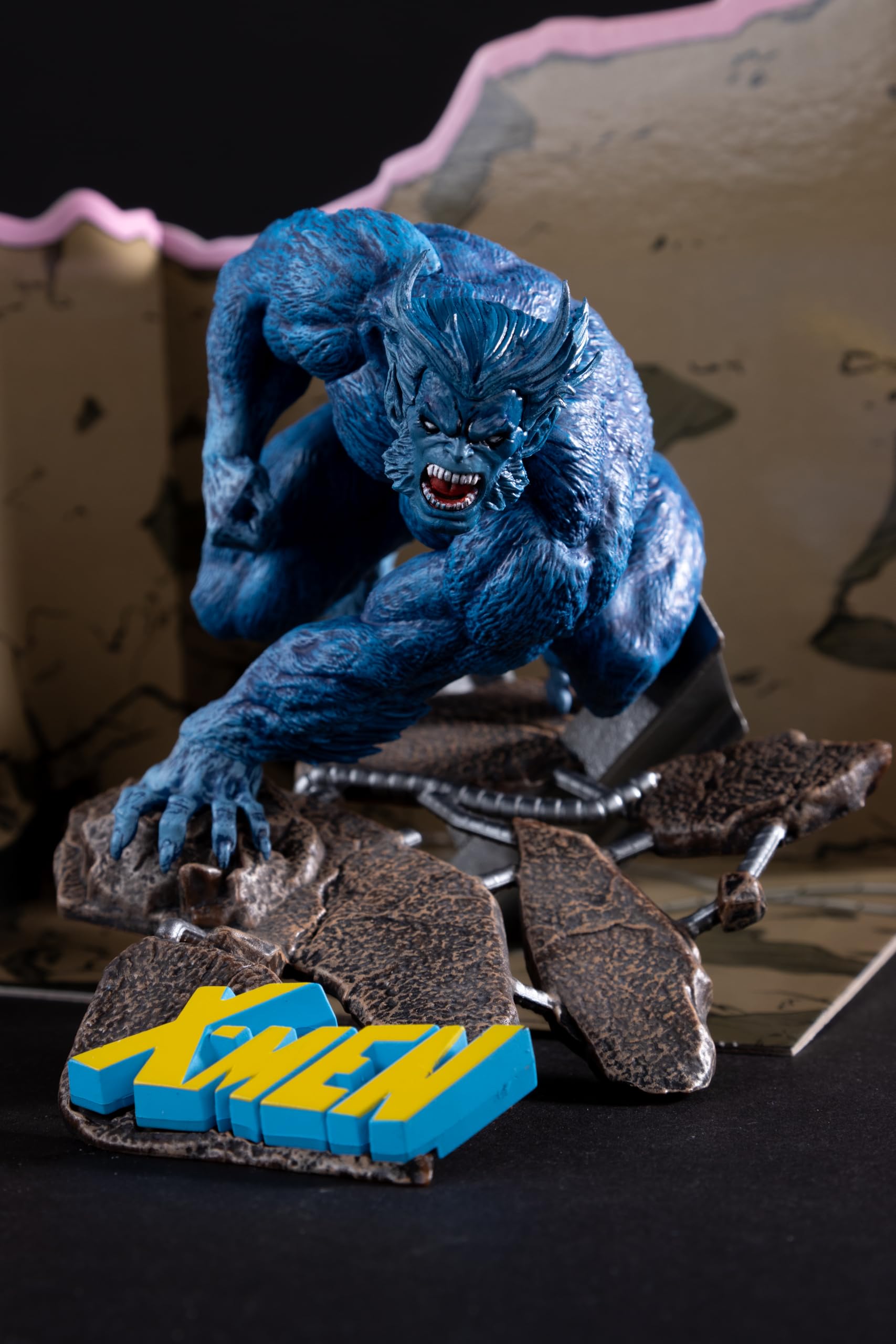 McFarlane Marvel Beast - Juguetes coleccionables a Escala 1:10 con Escena (X-Men #1)