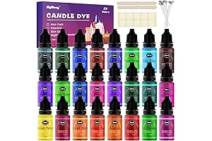 24 Colors Liquid Candle Dye for DIY Candle Making Kit