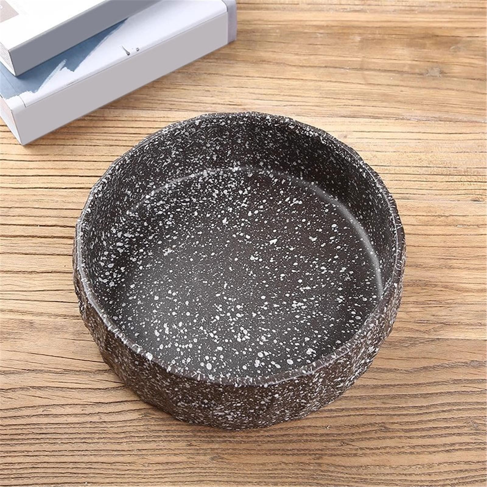 Sottovasi per Fiori Vassoio Cinese Rotondo for fioriera, piattino con Struttura in Pietra Imitazione Vaso