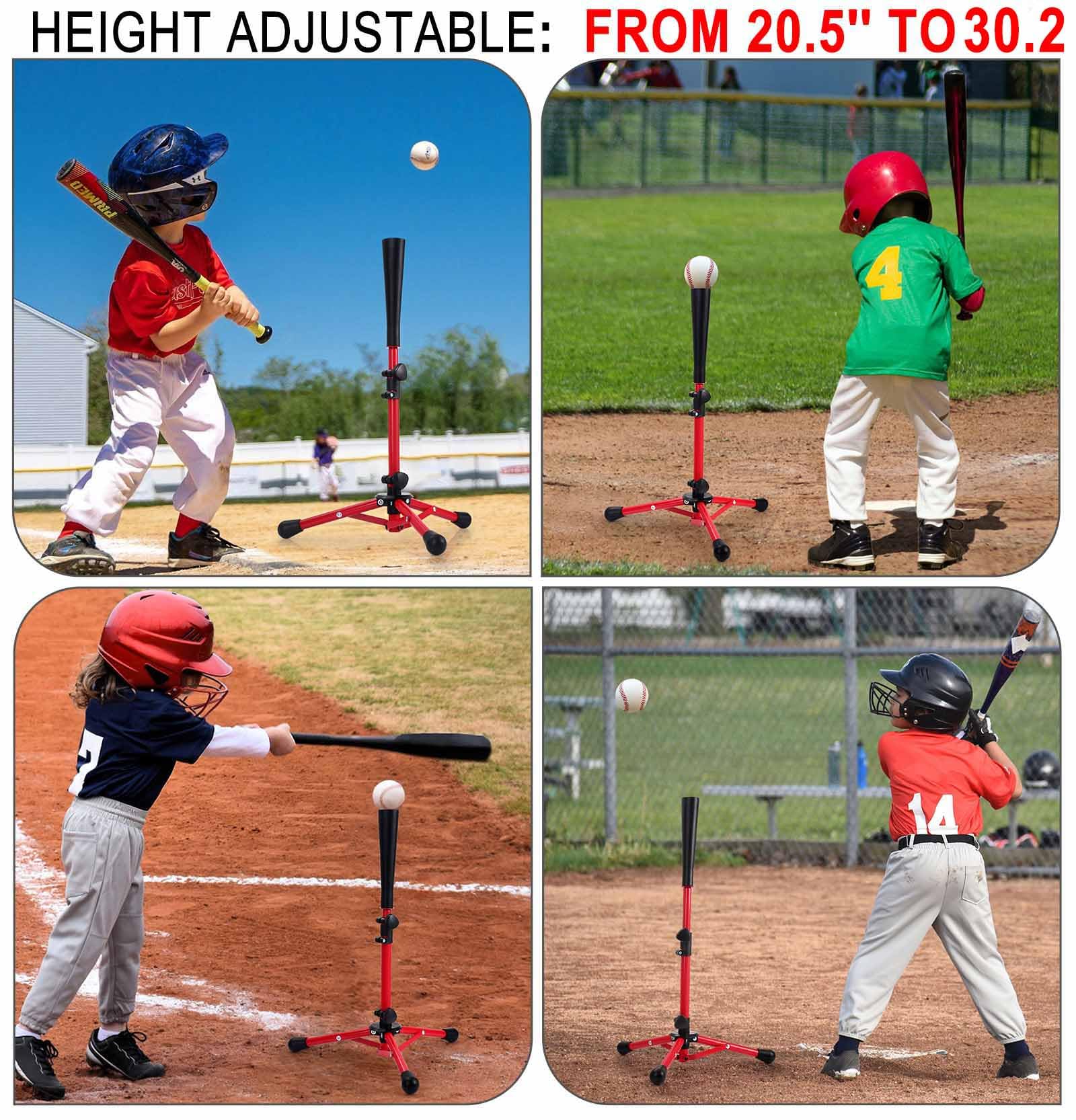 Langgg Baseball Batting Tee Portable Hauteur Réglable Professionnel