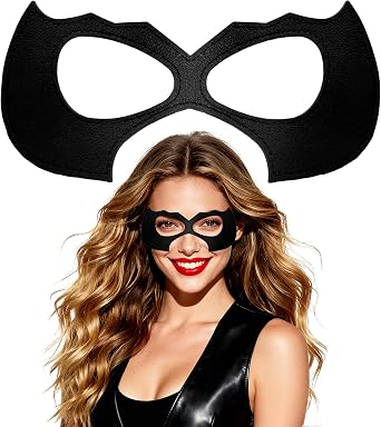W-Plus Cat Mask for Woman Man, Masquerade Bat Catwomen Masks for Adult Women Men, Halloween Costume Outfit Accessoriesfor Party Cosplay