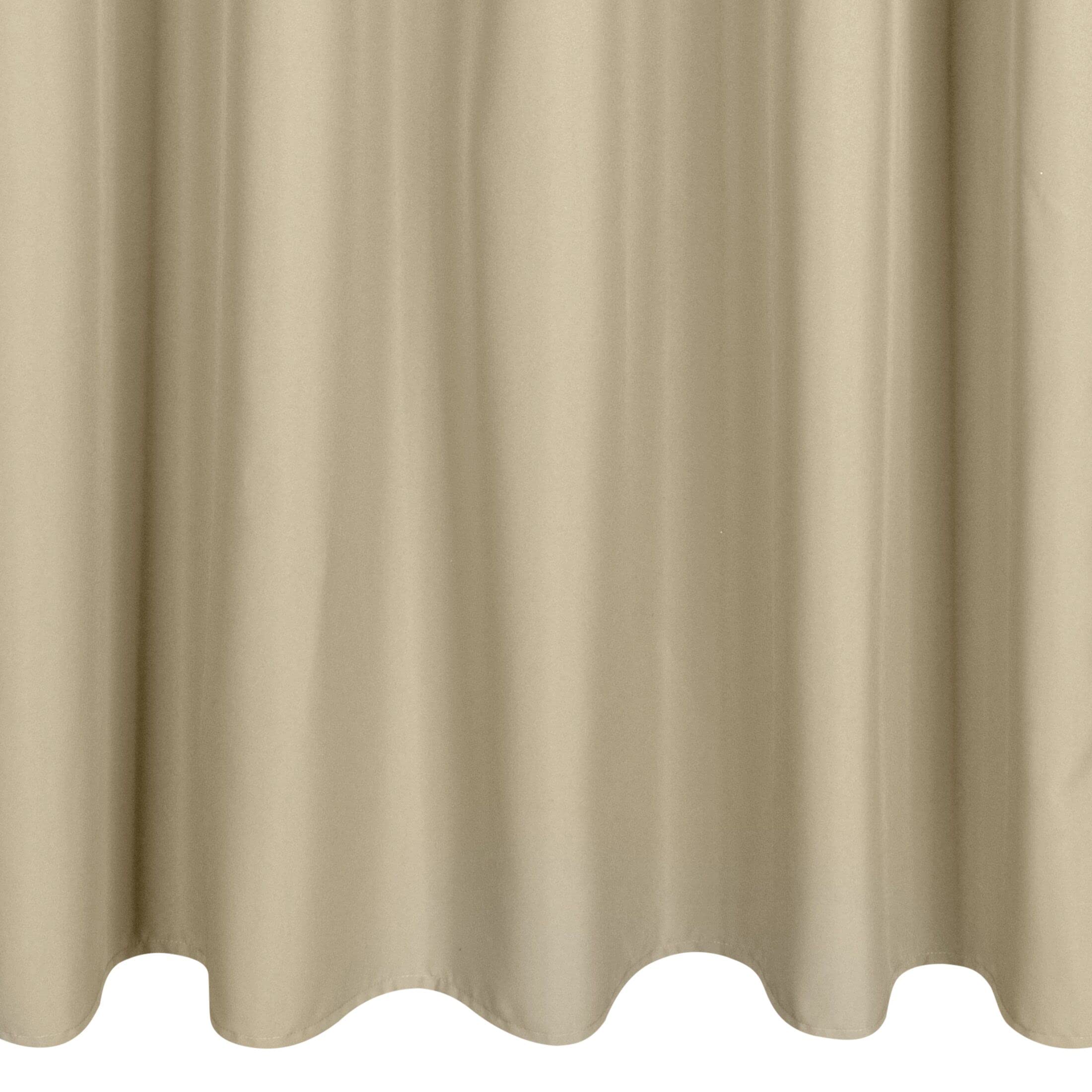Eurofirany GARDEN Cortinas Exterior con Trabillas - 1 pz. Cortina de Exterior Impermeable, Resistentes al Viento, Cortina para Jardín, Patio, Balcón, Terazza, 155x260 cm, Beige Claro — view 9