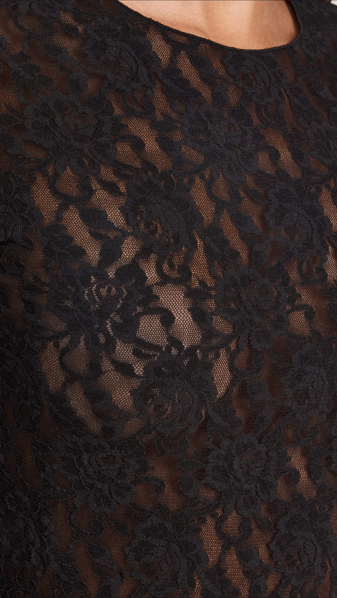 Hanky Panky Haut À Manches Longues Non Doublé en Dentelle Haut à Manches Longues Non doublé en Dentelle Femme (Lot de 1)
