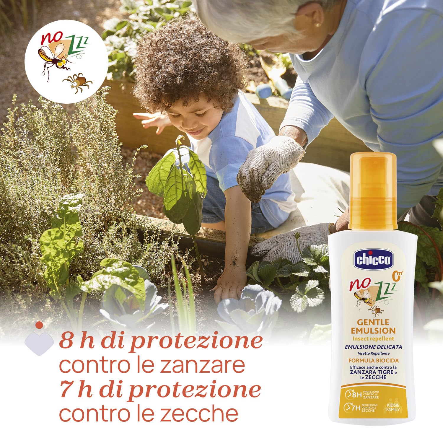 CHICCO Lozione Insetto Repellente 100 ml protezione delicata bambini 0 mesi