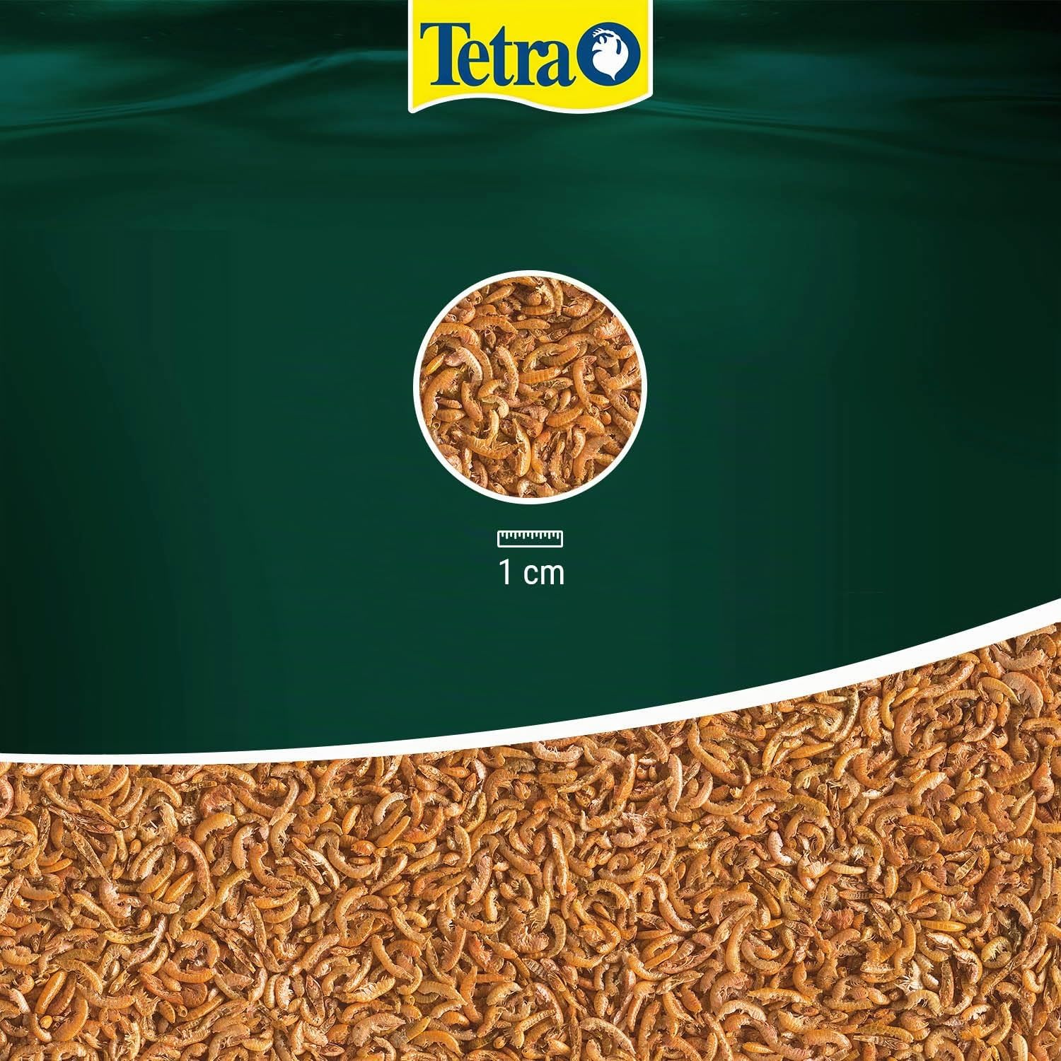 Tetra Gammarus alimento natural para turtugas acuáticas con camarones de arroyo (Gammarus) enteros, Lata de 1 L