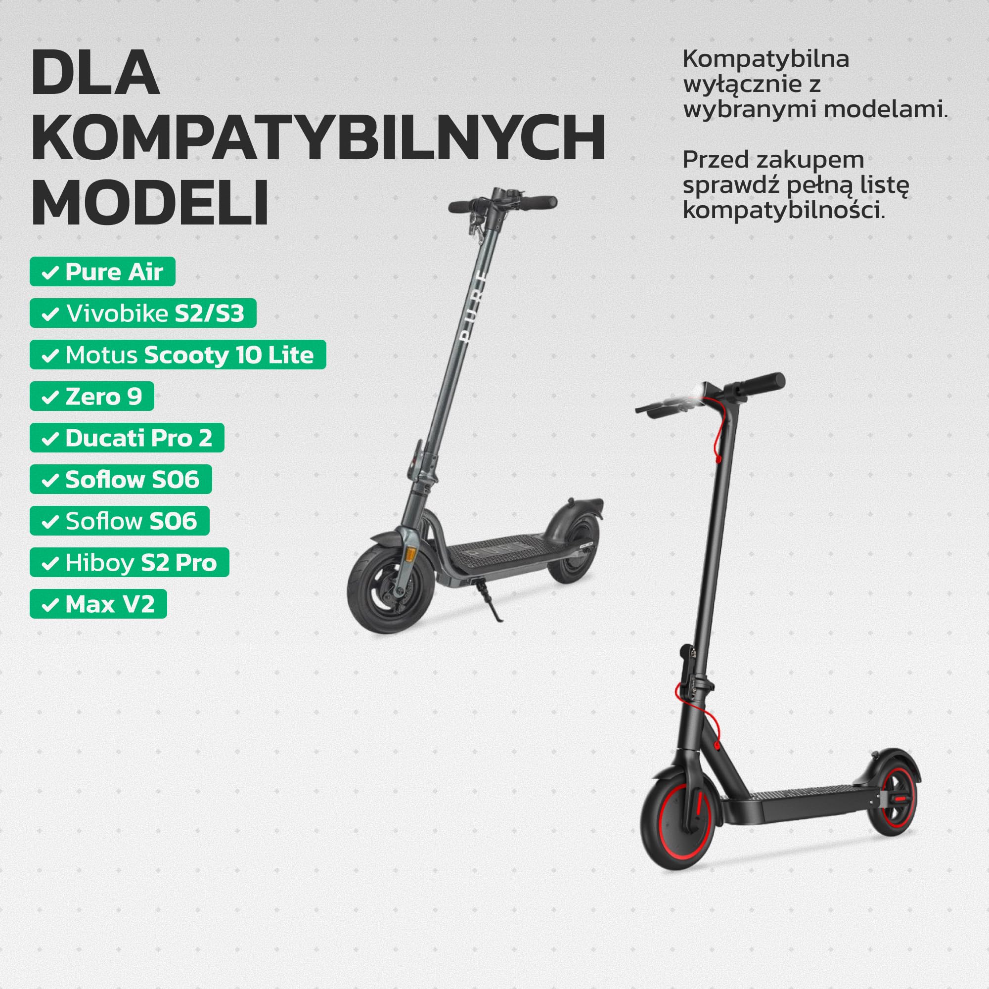 MOOVMOOV 10x2.125 Opony solidne - dla hulajnóg elektrycznych takich jak Pure Air Pro/LR, SoFlow S06, Vivobike S2 & S3 Max, inne - Opony odporne na przebicie 10x2.125 cali
