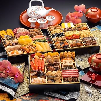 Amazon.co.jp: 博多久松 和洋折衷本格豪華おせち 博多 錦 特大8寸3段重
