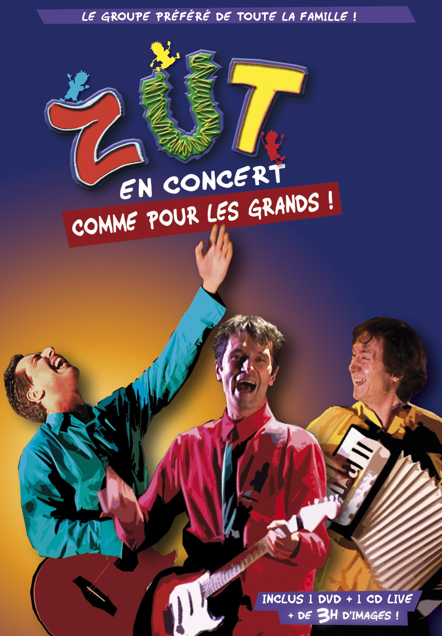 ZUT En Concert Comme Pour Les Grands DVD música infantil concierto en vivo importado