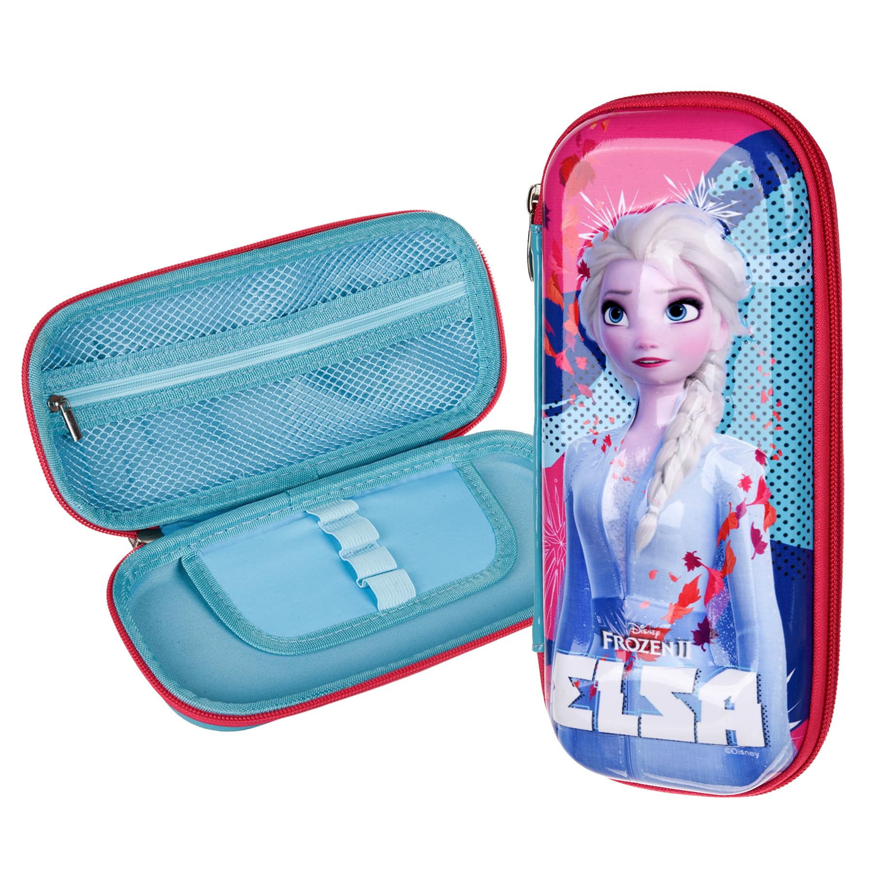 Kuber Industries Disney Frozen-II Pencil Pouch | School Pencil Case for Kids | Pen-Pencil Box for Kids | Geometry Box | Compass Box | School Stationery Supplies | Pack of 2 | Blue (B0CKF632Z7) Amazon Price History, Amazon Price Tracker