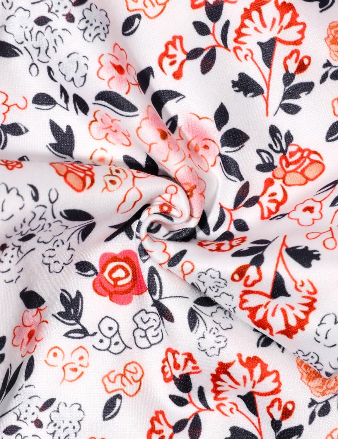 oklady Toddler Girl Clothes Unique Bow and Ruffled Design Tops Floral Pants with Headband,Toddler Girl Outfits Size 18M-5T - Image 7