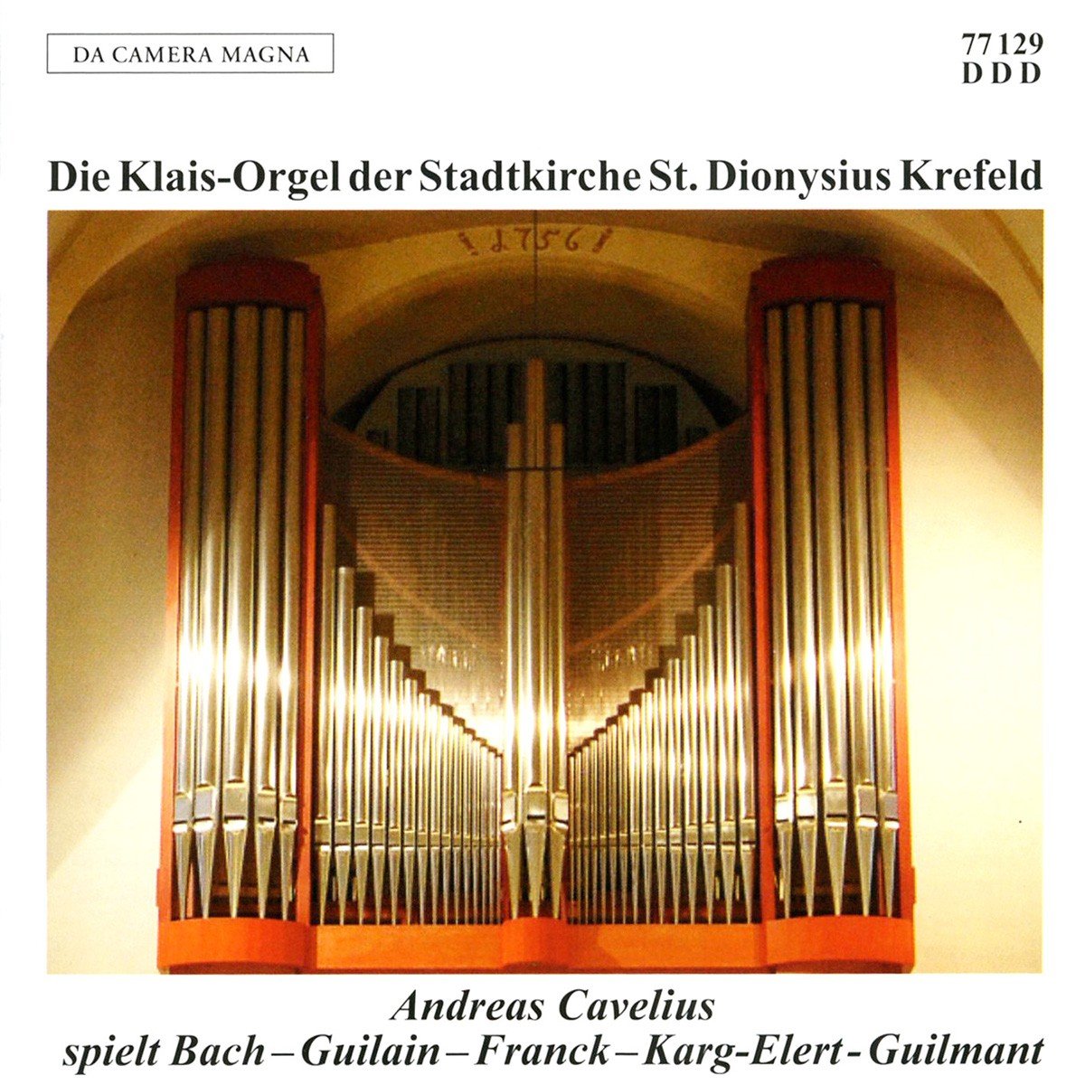 Klais-Organ Der Stadtkirch [Audio CD] Cavelius, Andreas