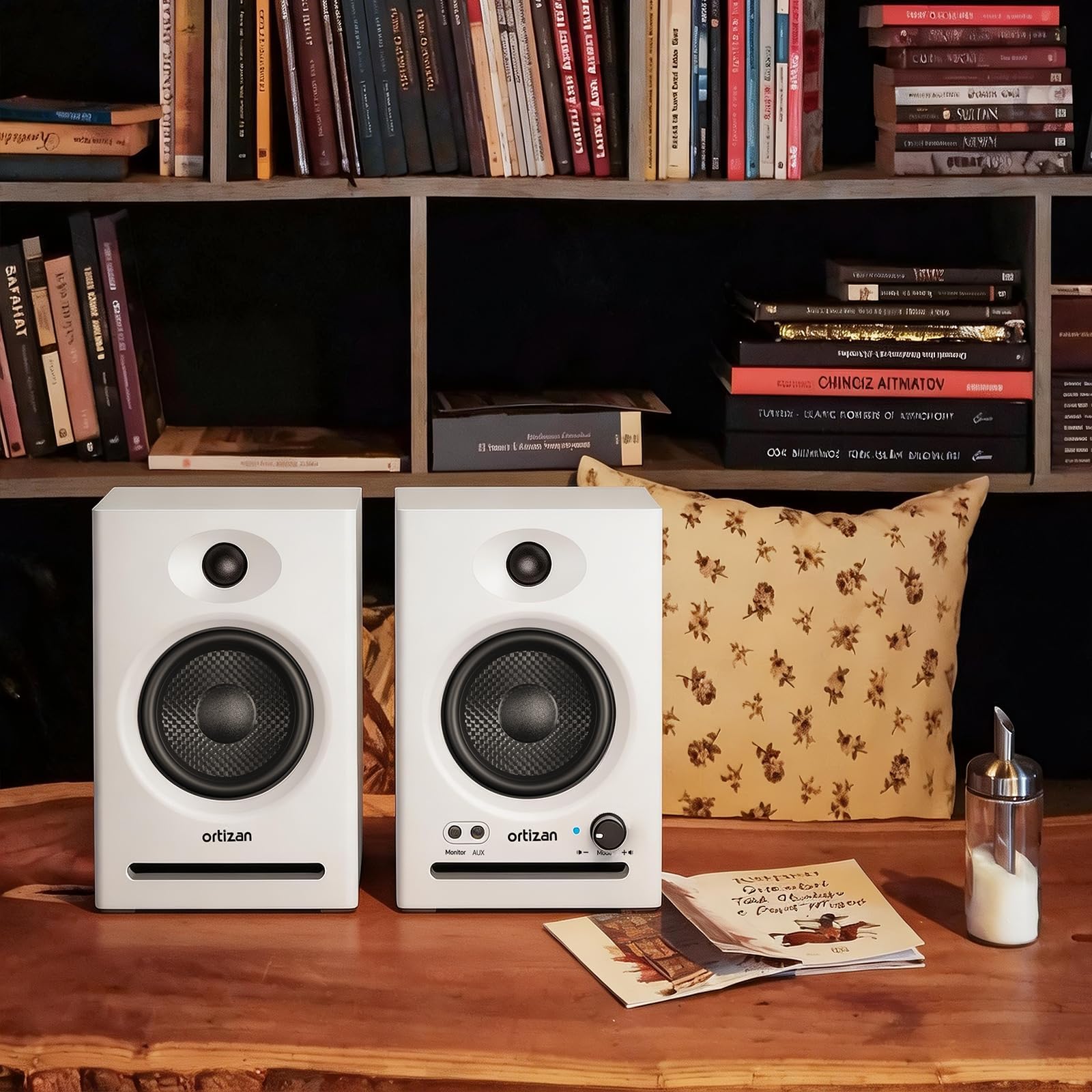 Ortizan Studio Monitors (White)