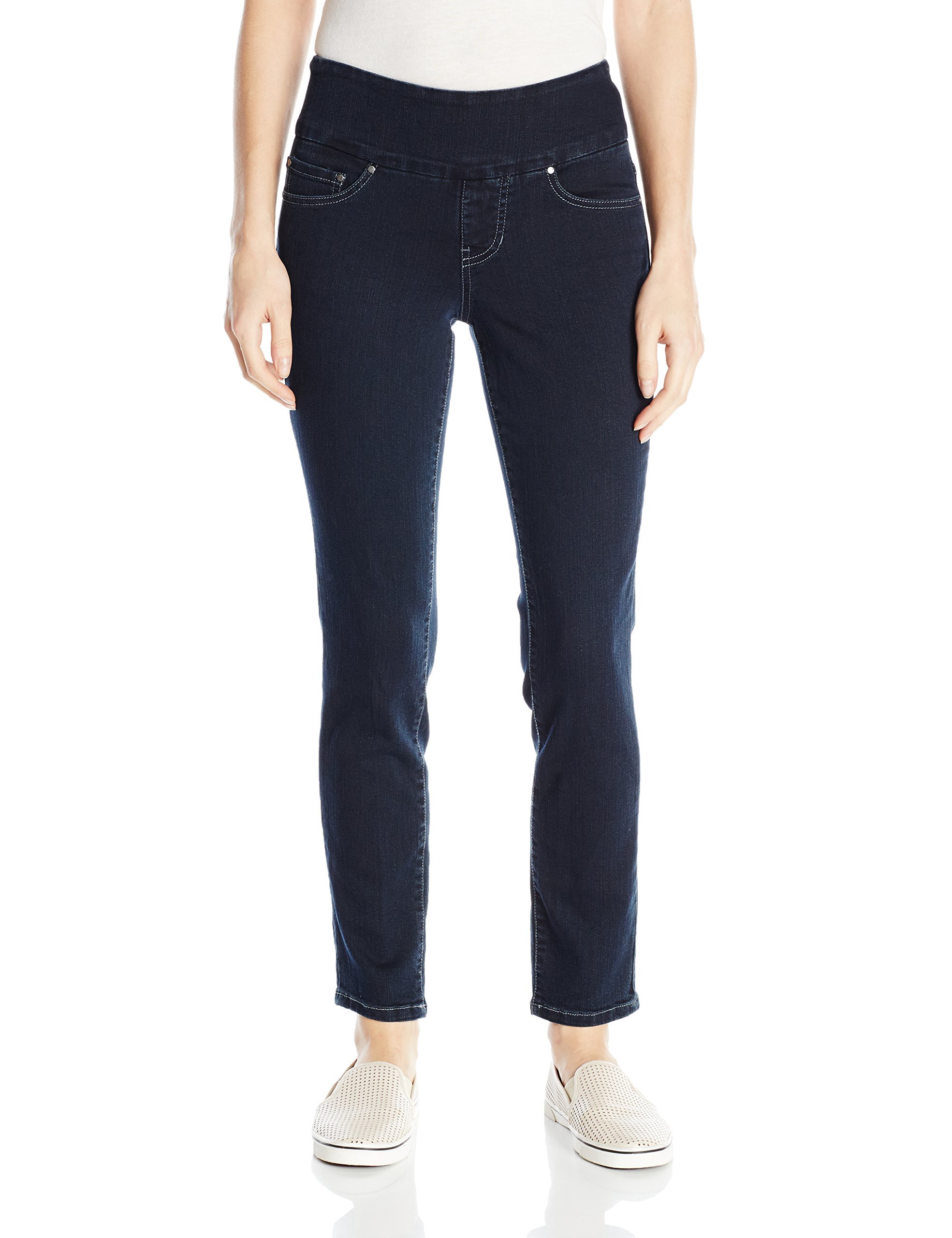 womens Amelia Pull On Slim Fit Ankle Jean Jeans