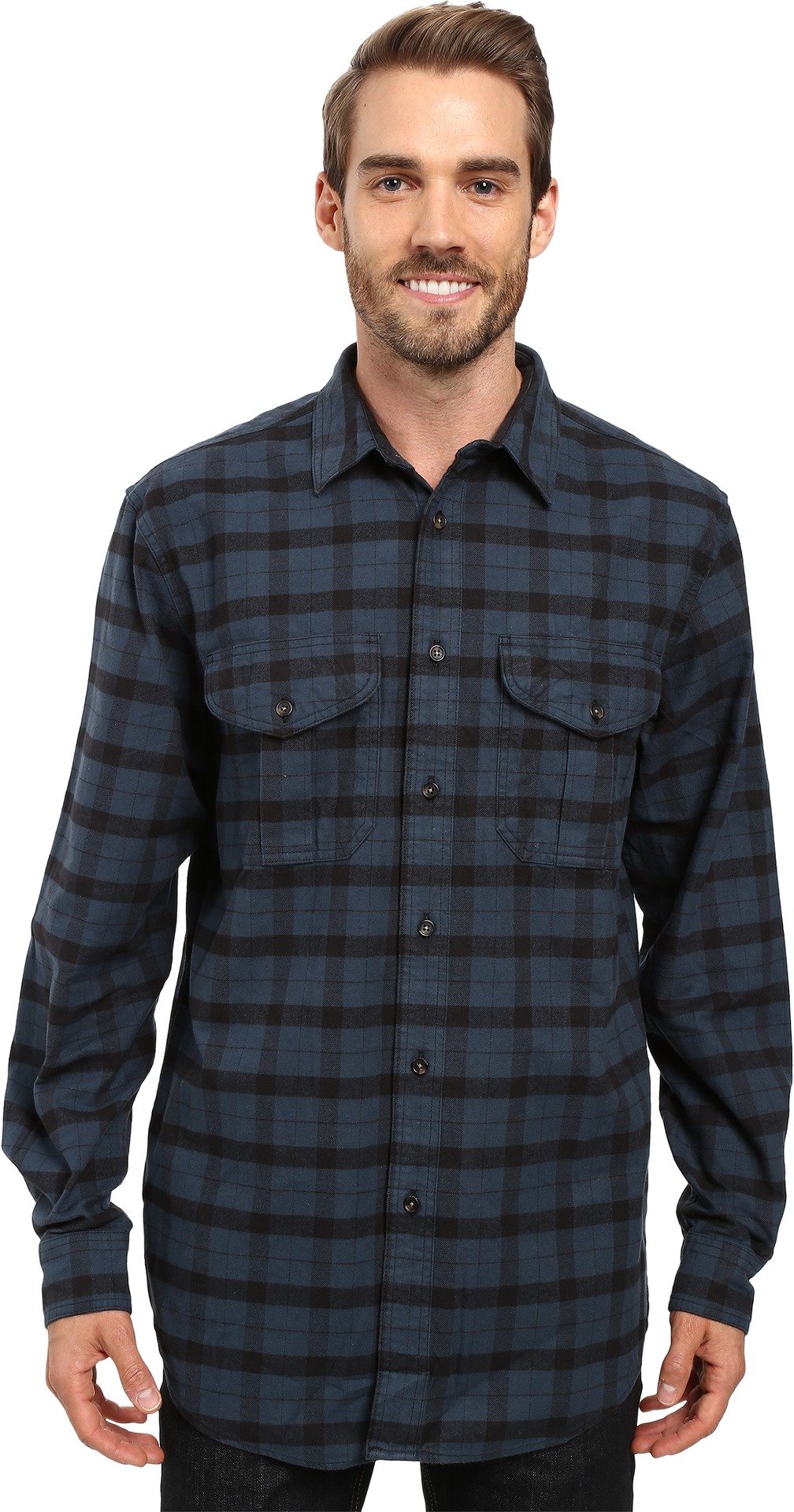 Extra Long Alaskan Guide Shirt Midnight Black