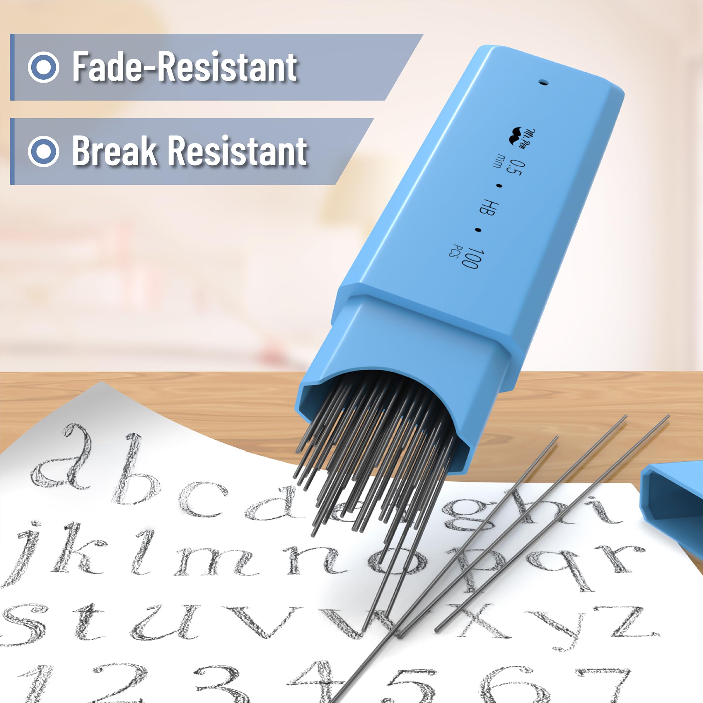 Mr. Pen- 0.5mm Mechanical Pencil Lead Refills, HB, 5 Pack, 500 PCS - Image 4