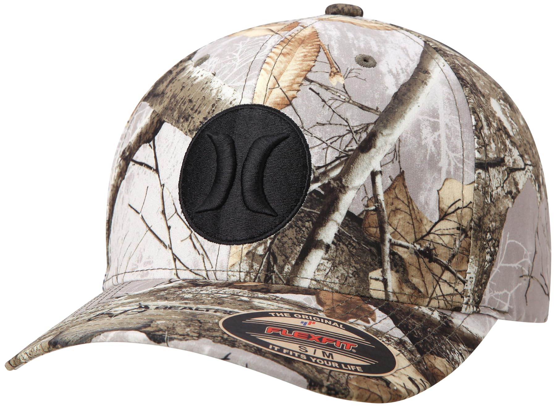 Hurley Mens Baseball Cap - Curved Brim Flexfit Fitted Hats for Men (Sizes: S-XL)