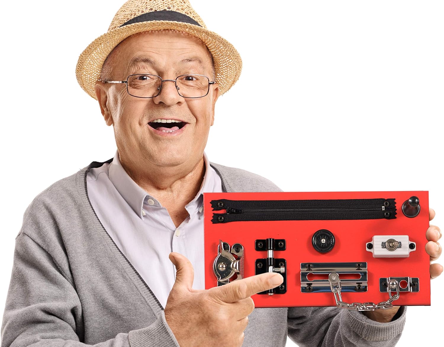 GeriGuard Solutions Memory Loss & Alzheimer's Dementia Fidget Board