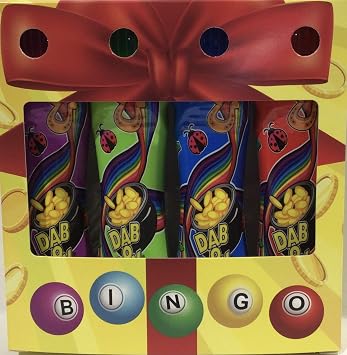 Dab-O-Ink Bingo Dauber Gift box-Contains 4 3oz daubers