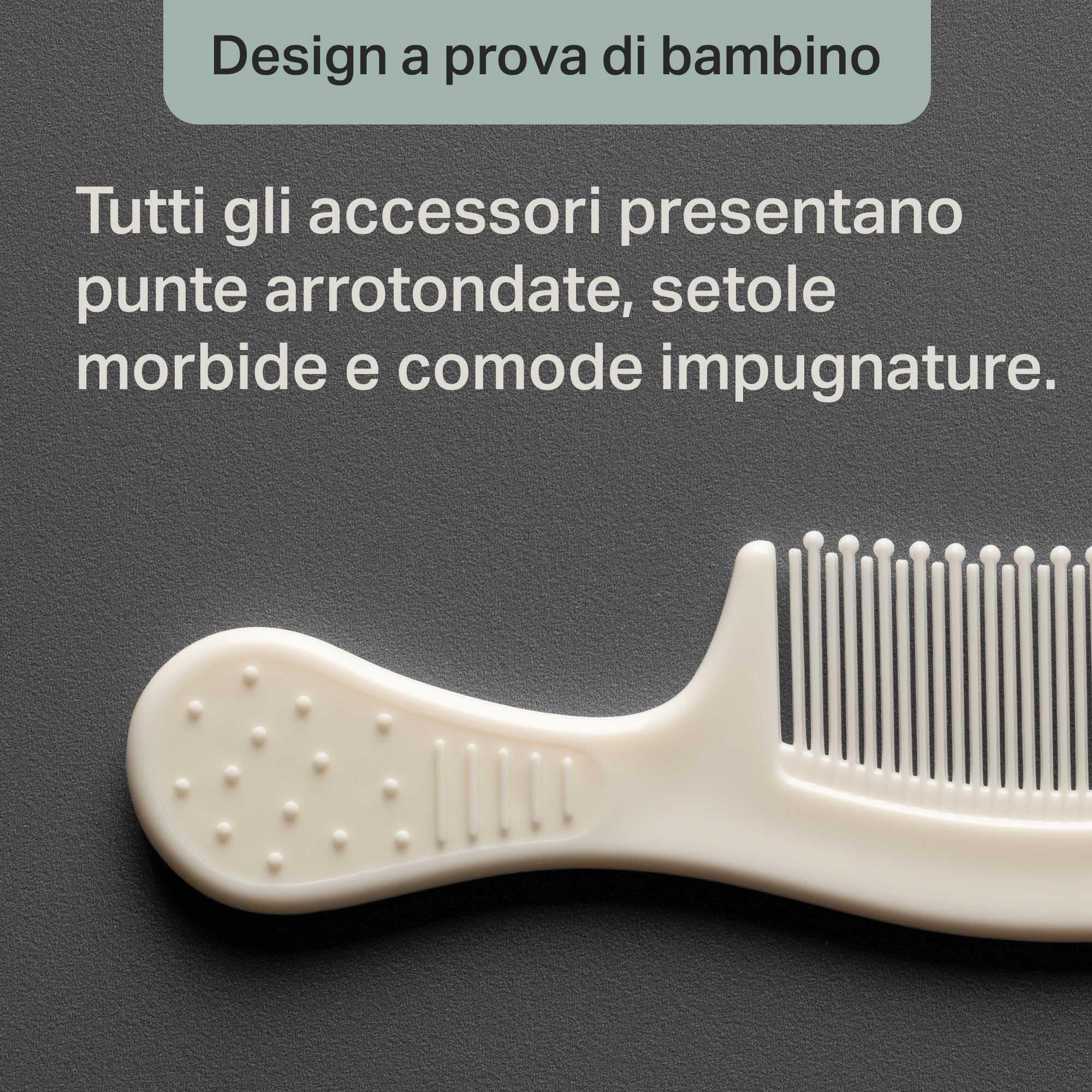Tommee Tippee kit per la cura e l'igiene dei bambini, 9 articoli essenziali a casa e in viaggio in custodia impermeabile e lavabile (la fantasia potrebbe cambiare)