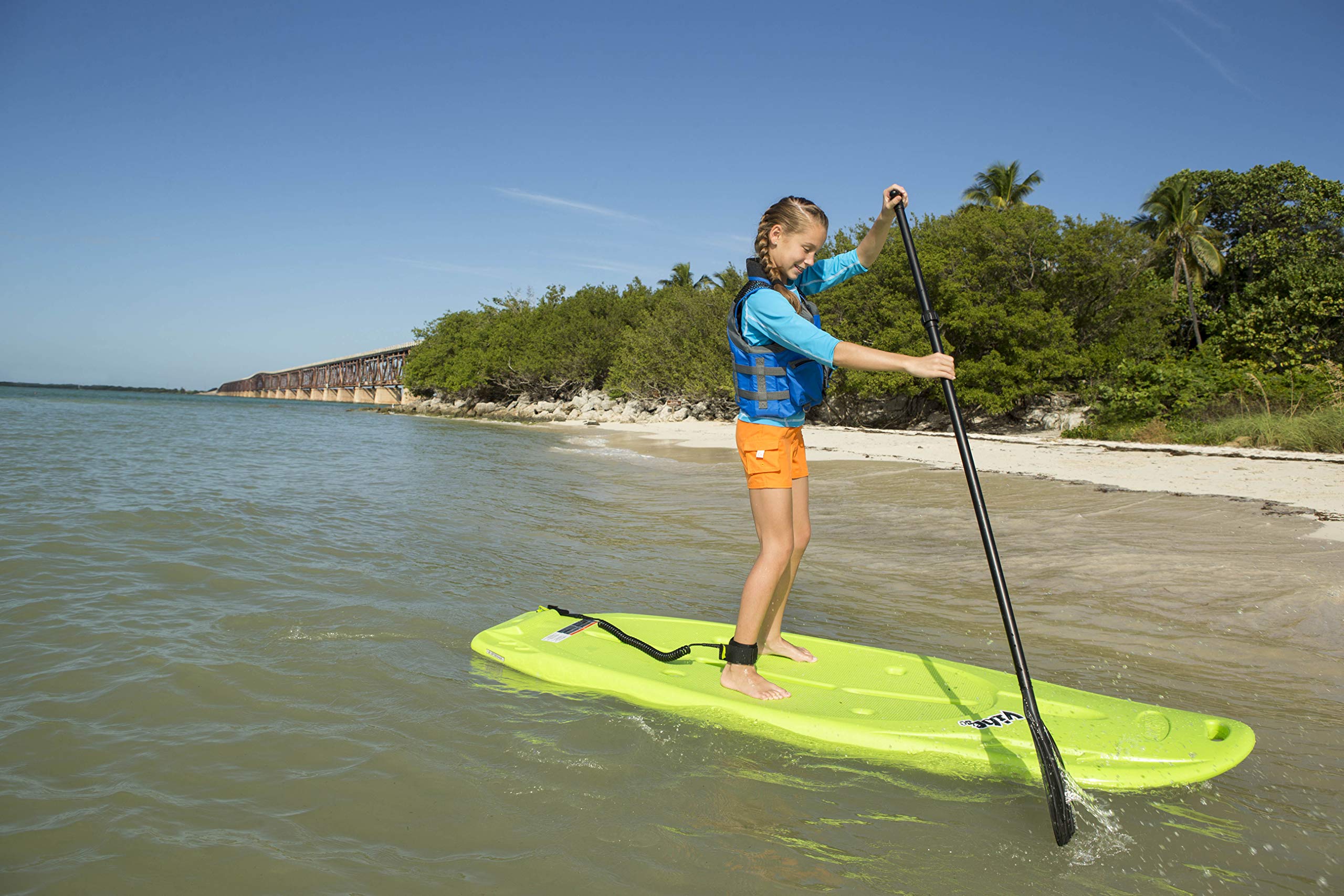 Amazon | Pelican Boats – 調節可能なジュニアキッズSUPパドル